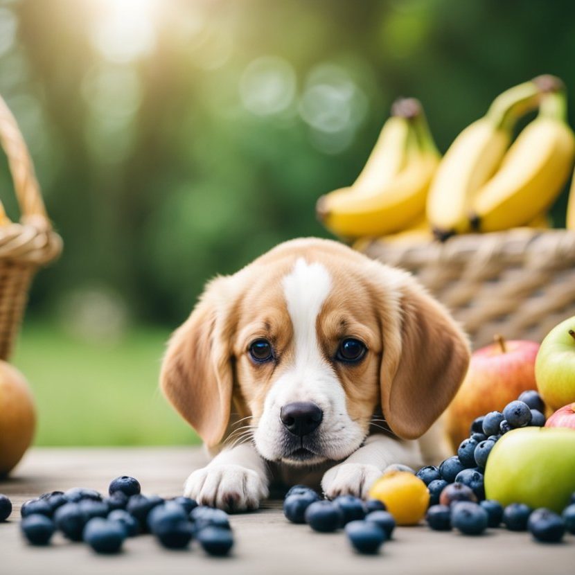  dogs eat dried fruit