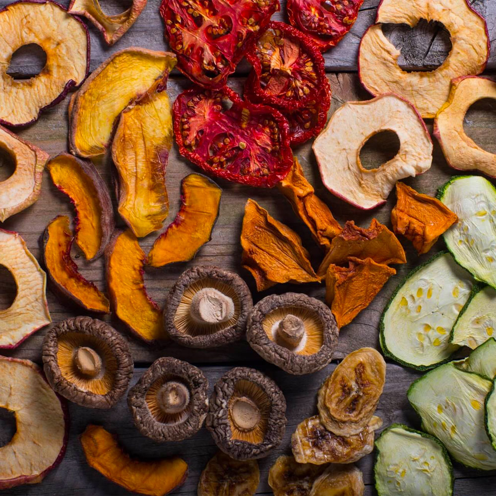 dried vs dehydrated fruit