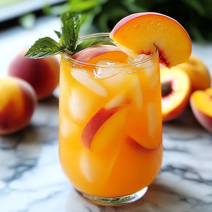 peach tea